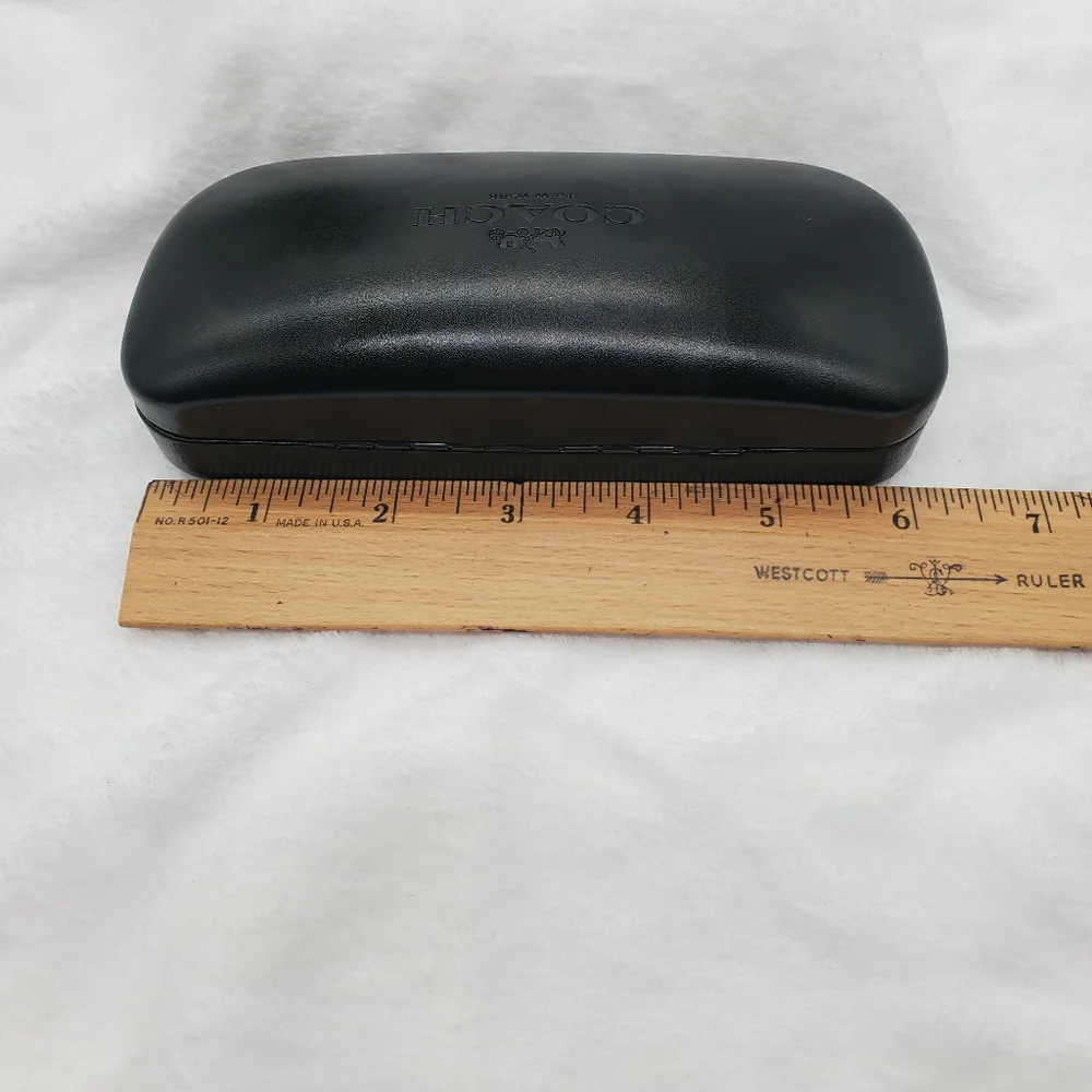 ♤♤ Coach Black Hard-shell Eyeglass Case 6